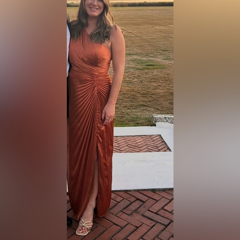 Abercrombie  Rust Orange Gown